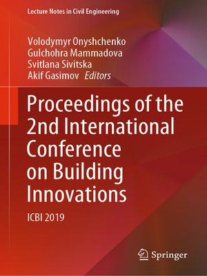 cover image of Proceedings of the 2nd International Conference on Building Innovations